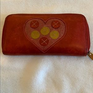 Fossil zip around wallet